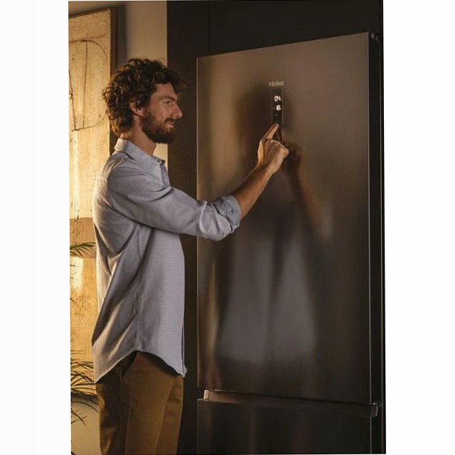 Frigorifero Combinato HTW7720ENMP Grigio Libera