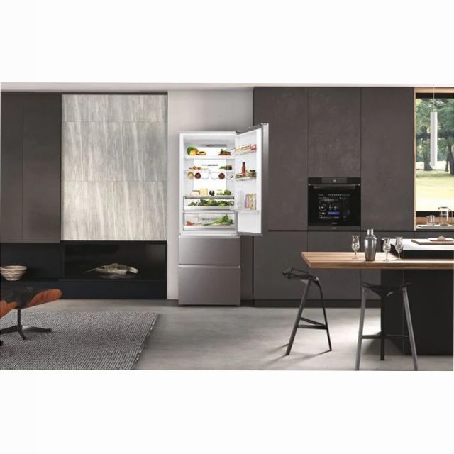 Frigorifero Combinato HTW7720ENMP Grigio Libera