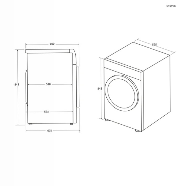 Asciugatrice I-Pro Serie 7 10kg B Bianco