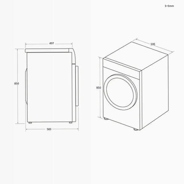 Lavatrice a carica frontale I-Pro Serie 7 Plus Bianco Libera