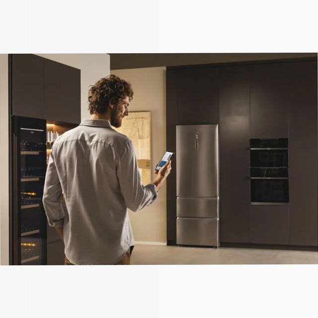 Frigorifero Combinato HTW7720DNMP - Serie 3D 70 Inox Libera