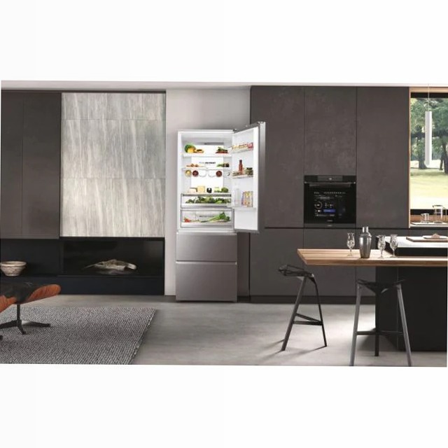 Frigorifero Combinato HTW7720DNMP - Serie 3D 70 Inox Libera