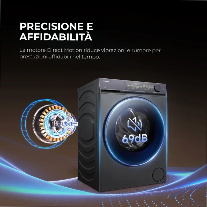 Lavatrice a carica frontale X Serie 7 - HW100-B14367GU1 1400rpm 10kg Antracite Libera