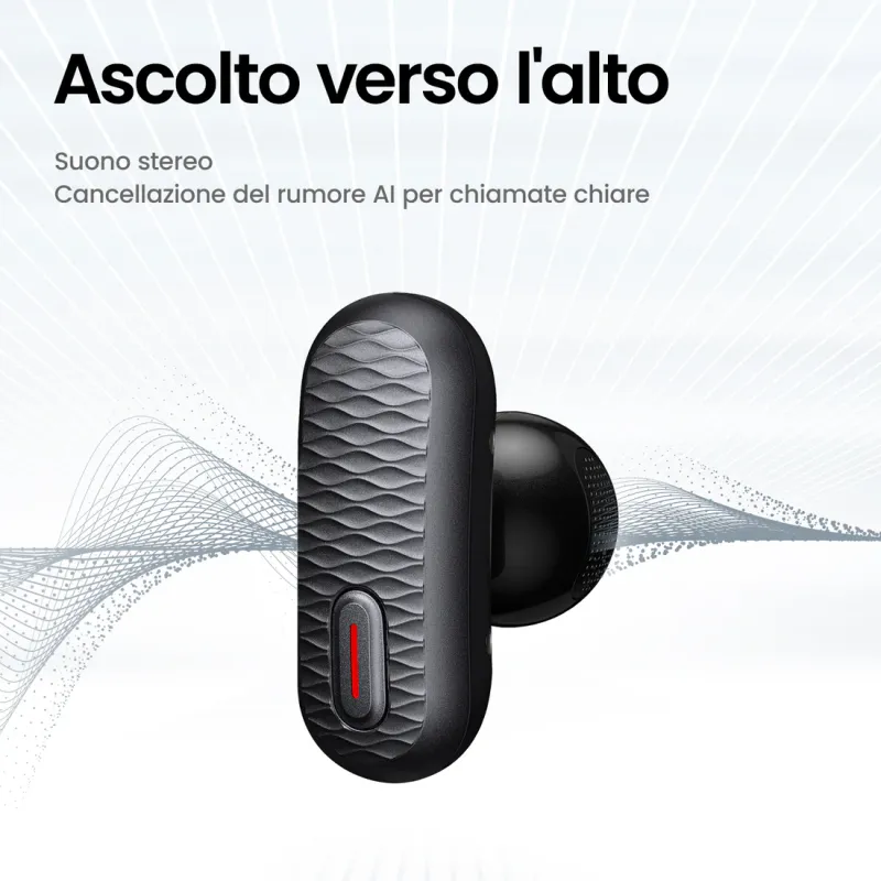 Auricolari open-ear Nero