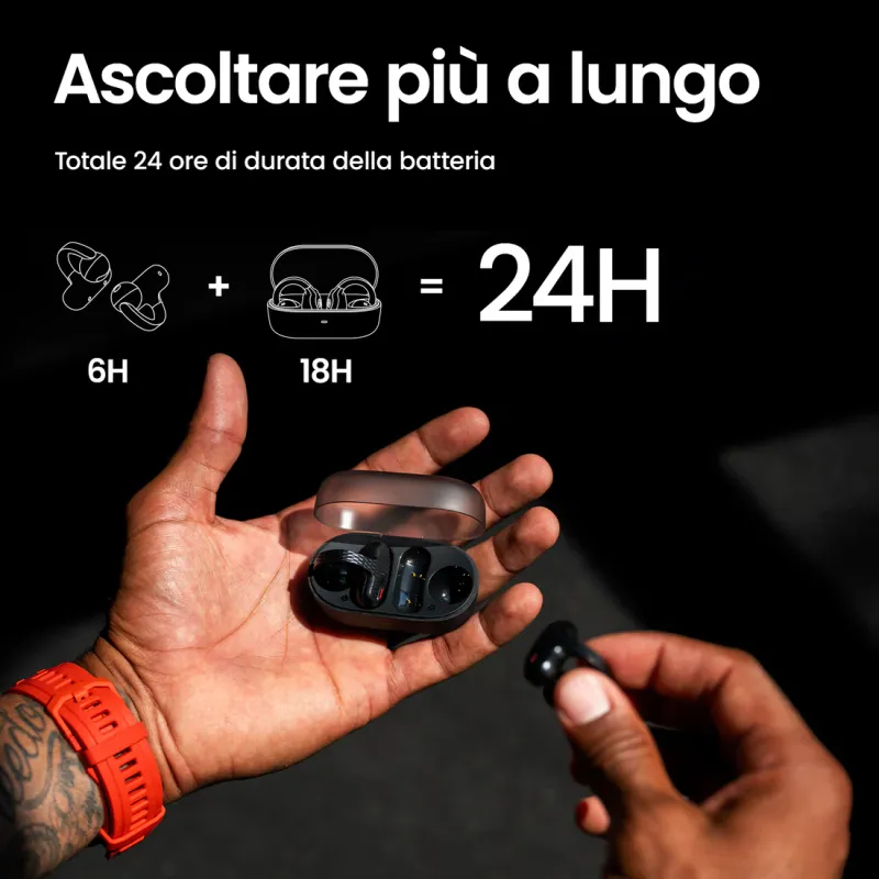 Auricolari open-ear Nero