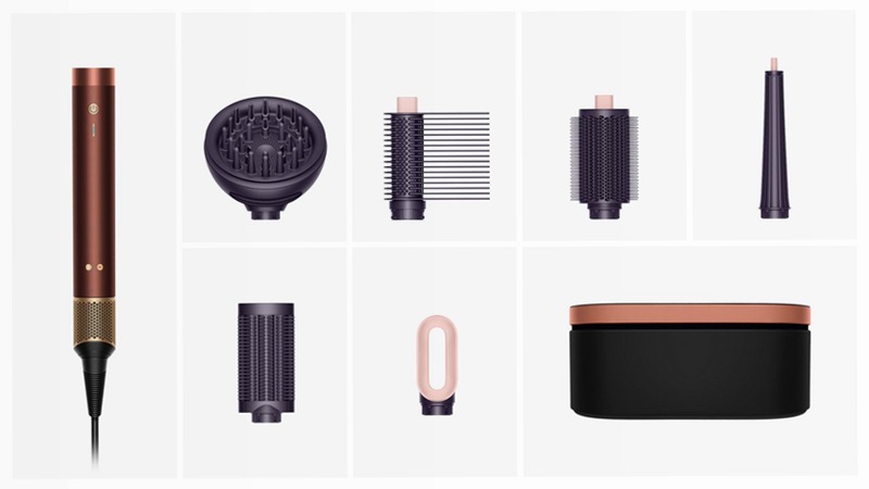 Multi-styler asciugacapelli Dyson Airwrap Co-anda2x™ - Mossi e ricci (Copper Plum)