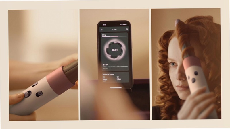 Multi-styler Dyson Airwrap i.d.™ connesso - Lisci e mossi (Copper Plum)