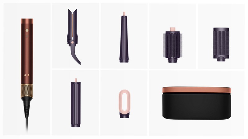 Multi-styler asciugacapelli Dyson Airwrap Co-anda2x™ - Lisci e mossi (Copper Plum)