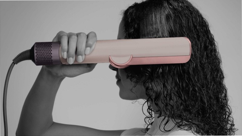 Asciugacapelli e piastra Dyson Airstrait™ (Plum/Copper)