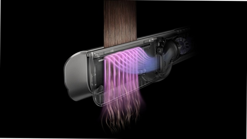 Asciugacapelli e piastra Dyson Airstrait™ (Plum/Copper)