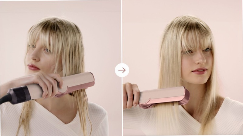 Asciugacapelli e piastra Dyson Airstrait™ (Plum/Copper)