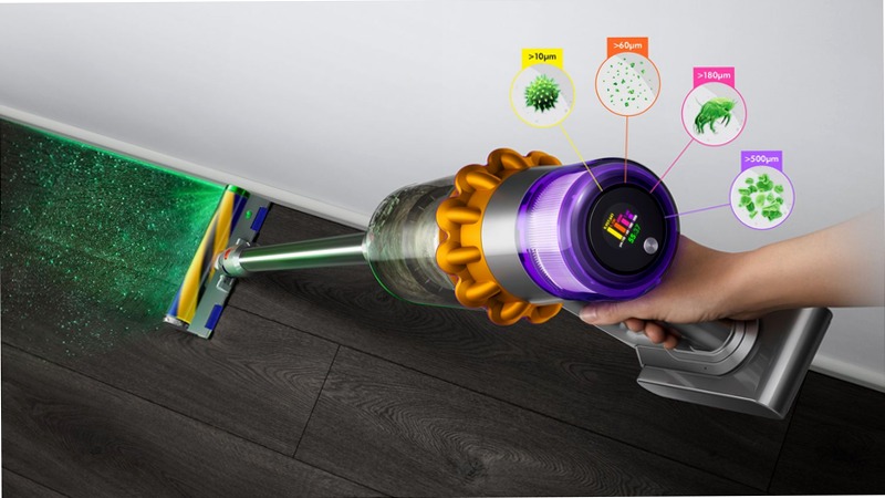 Aspirapolvere Senza Filo Dyson V15 Detect™ Absolute 0.76lt A Nero 240w