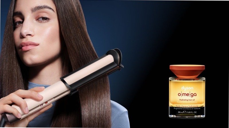 Piastra per capelli Dyson Corrale CoolShine™ (Jasper Plum)
