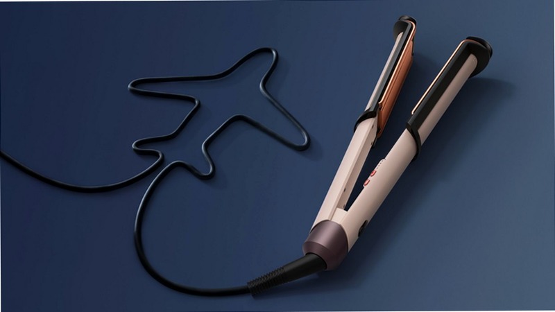 Piastra per capelli Dyson Corrale CoolShine™ (Jasper Plum)