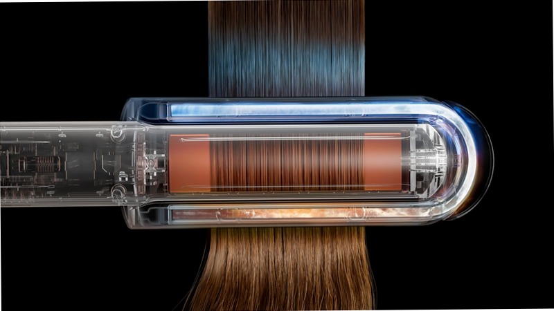 Piastra per capelli Dyson Corrale CoolShine™ (Jasper Plum)