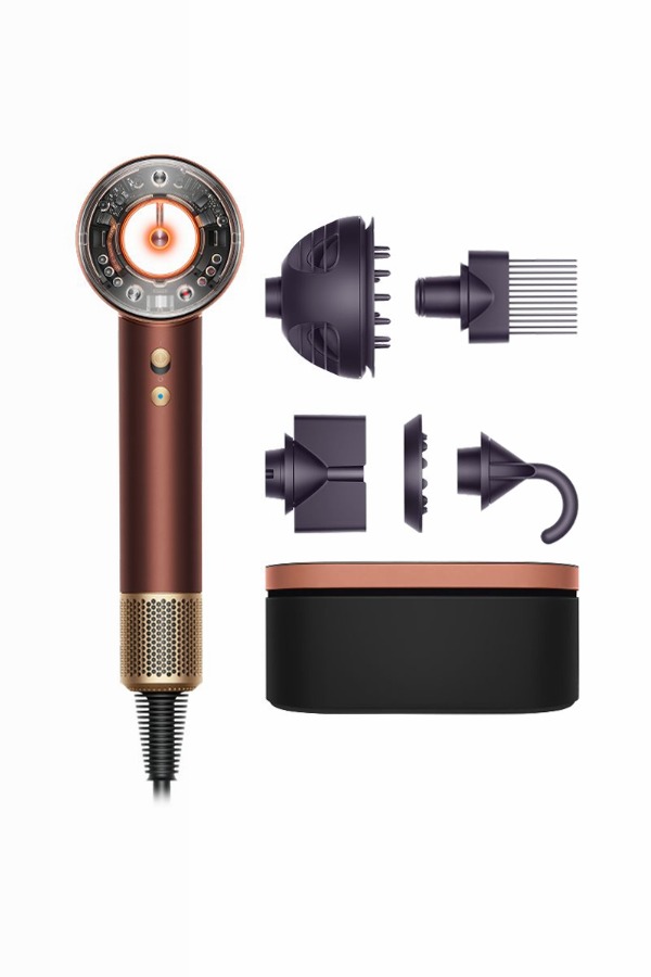 Asciugacapelli Dyson Supersonic Nural™ – Mossi e ricci (Copper Plum)