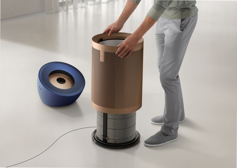 Purificatore ventilatore Dyson Purifier Big+Quiet Formaldehyde (Oro/Blu di prussia)