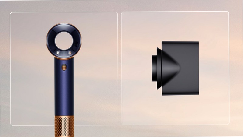 Asciugacapelli Dyson Supersonic™ Travel (Blu di Prussia/Rame)