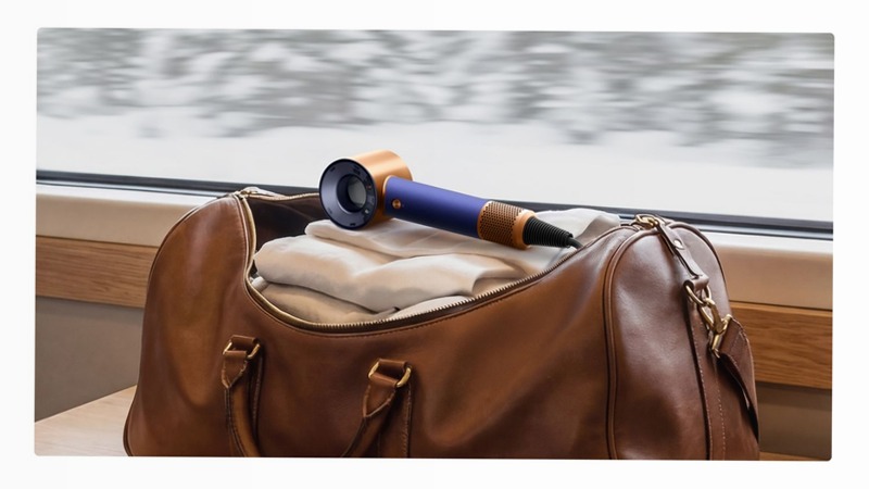 Asciugacapelli Dyson Supersonic™ Travel (Blu di Prussia/Rame)