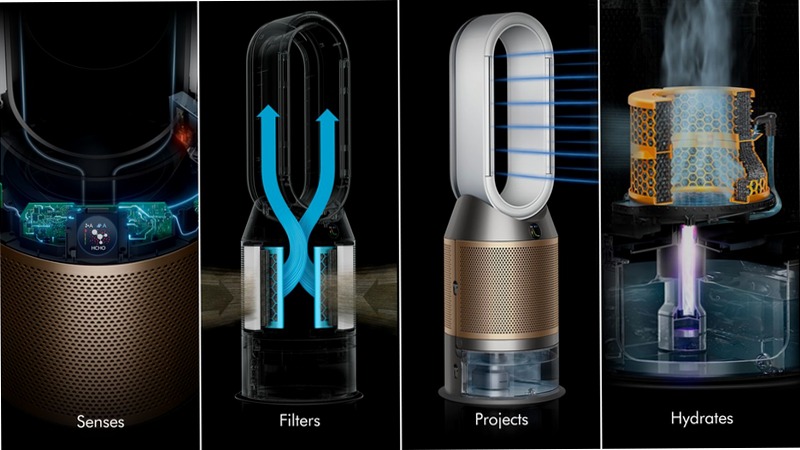 Purificatore Dyson Purifier Humidify+Cool PH2 De-NOx