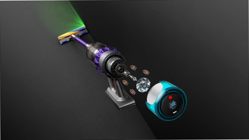 Aspirapolvere Senza Filo Dyson Gen5 Detect (Viola/Nichel) A Viola 280w