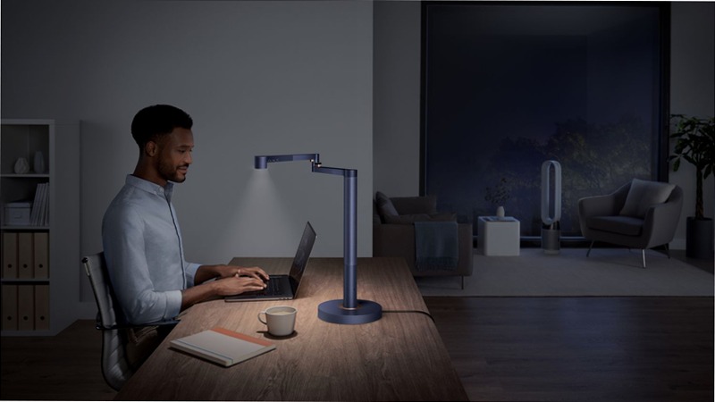 Dyson Solarcycle Morph da tavolo (blu/rame)