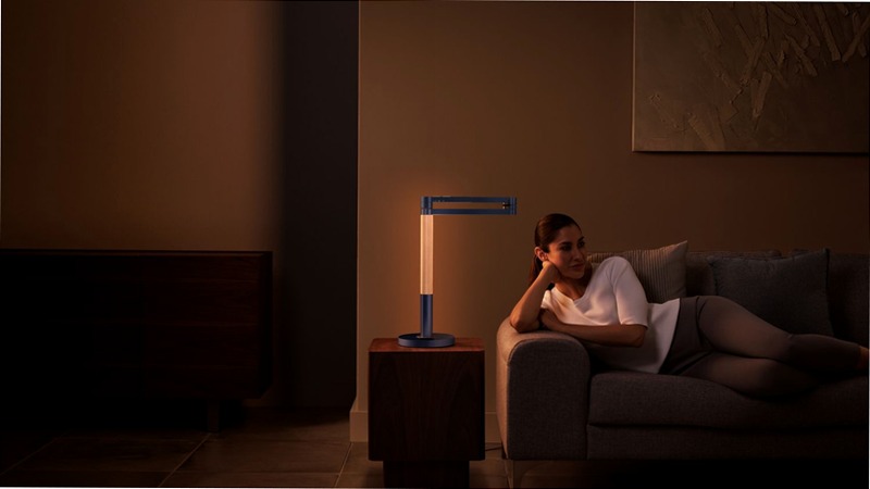 Dyson Solarcycle Morph da tavolo (blu/rame)