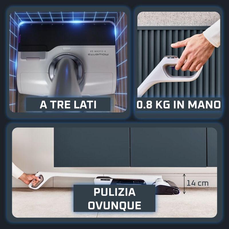 X-Clean 12,Lavapavimenti 2 in 1, pulizia potente e intelligente