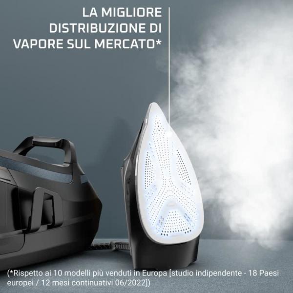 Rowenta Steam Pro, Ferro con Caldaia, Approccio Eco design, 580 g/min, Blue Blu