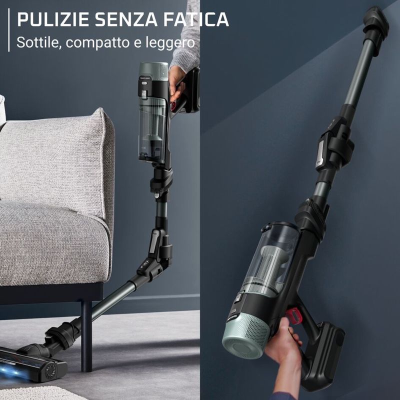 X-FORCE FLEX 10.80 Allergy, Aspirapolvere Senza Filo, Aspirazione Profonda Senza Sforzi