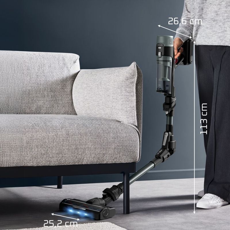 X-FORCE FLEX 10.80 Allergy, Aspirapolvere Senza Filo, Aspirazione Profonda Senza Sforzi