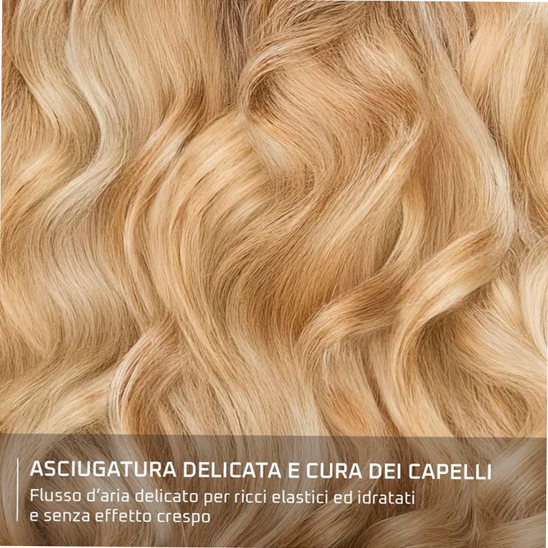 Curl Harmony, Diffusore ad Aria Calda 3 in 1, Capelli Ricci