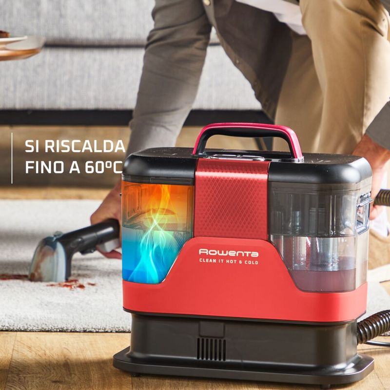 Clean It Hot & Cold, Smacchiatore, Pulitore per Tappeti, Due Modalità di Pulizia