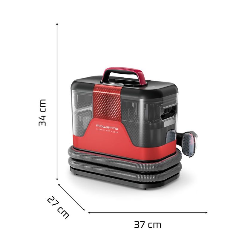Clean It Hot & Cold, Smacchiatore, Pulitore per Tappeti, Due Modalità di Pulizia