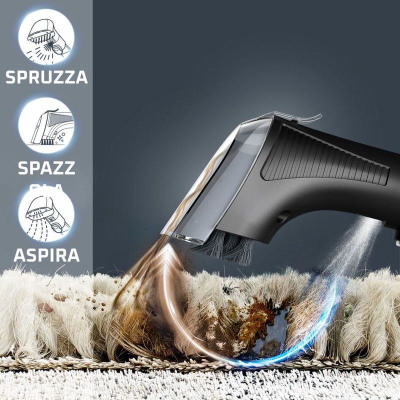 Clean It Hot & Cold, Smacchiatore, Pulitore per Tappeti, Due Modalità di Pulizia