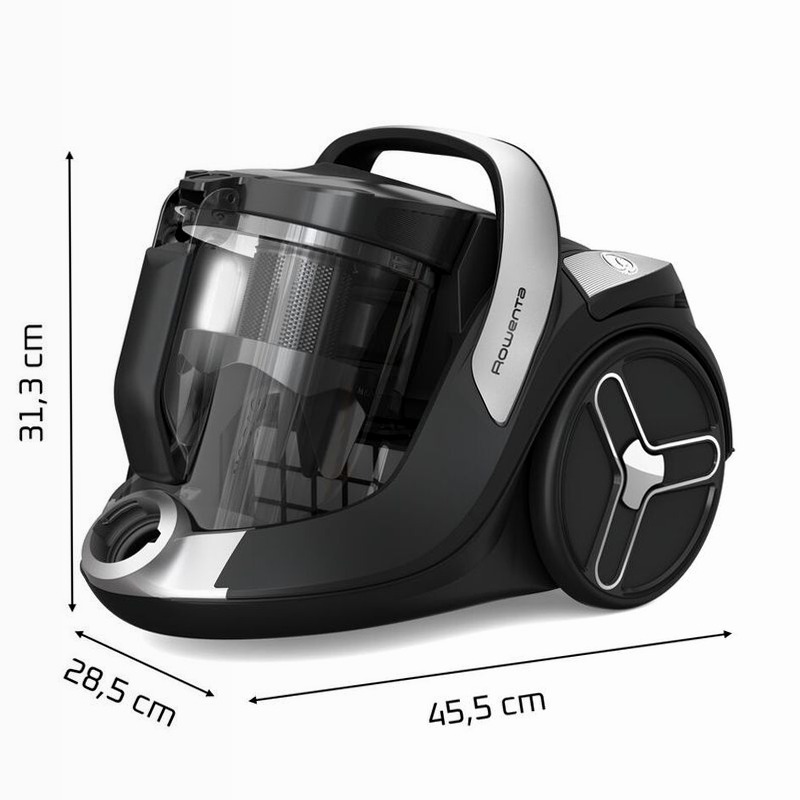 G-Force Cyclonic Silence Animal - Aspirapolvere a Traino Senza Sacco 2.5lt 500W