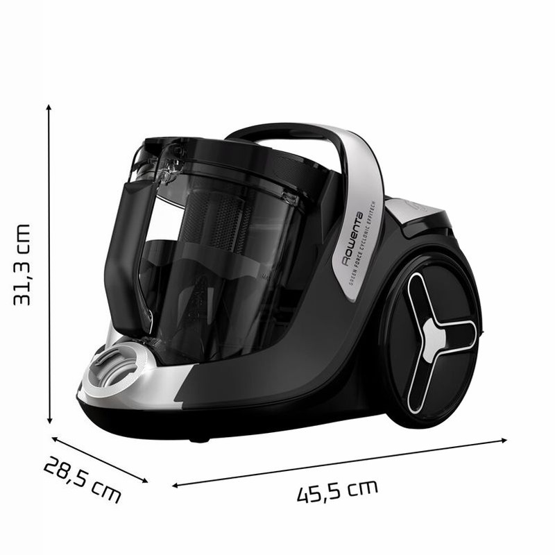 G-Force Cyclonic Silence Animal - Aspirapolvere a Traino Senza Sacco 2.5lt 500W