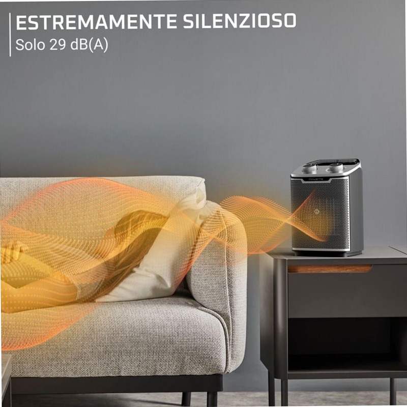 Intense Comfort +, Termoventilatore, Potenza 2000 W, Efficienza Energetica