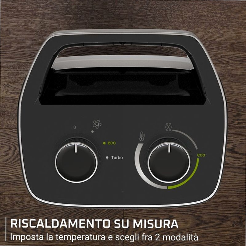 Intense Comfort +, Termoventilatore, Potenza 2000 W, Efficienza Energetica