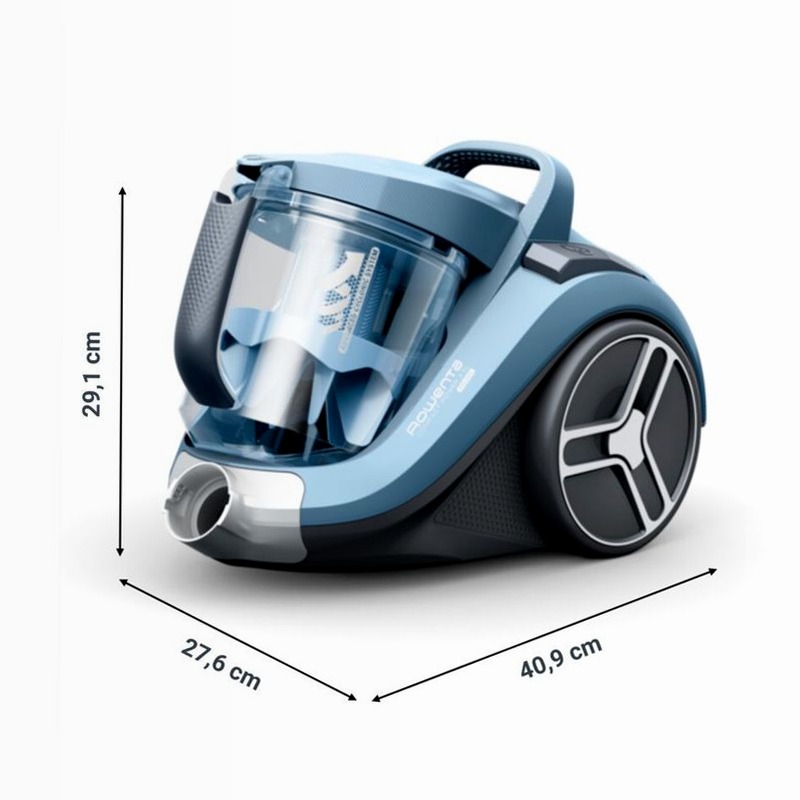 Compact Power XXL, Aspirapolvere a Traino Senza Sacco 2.5lt 750W