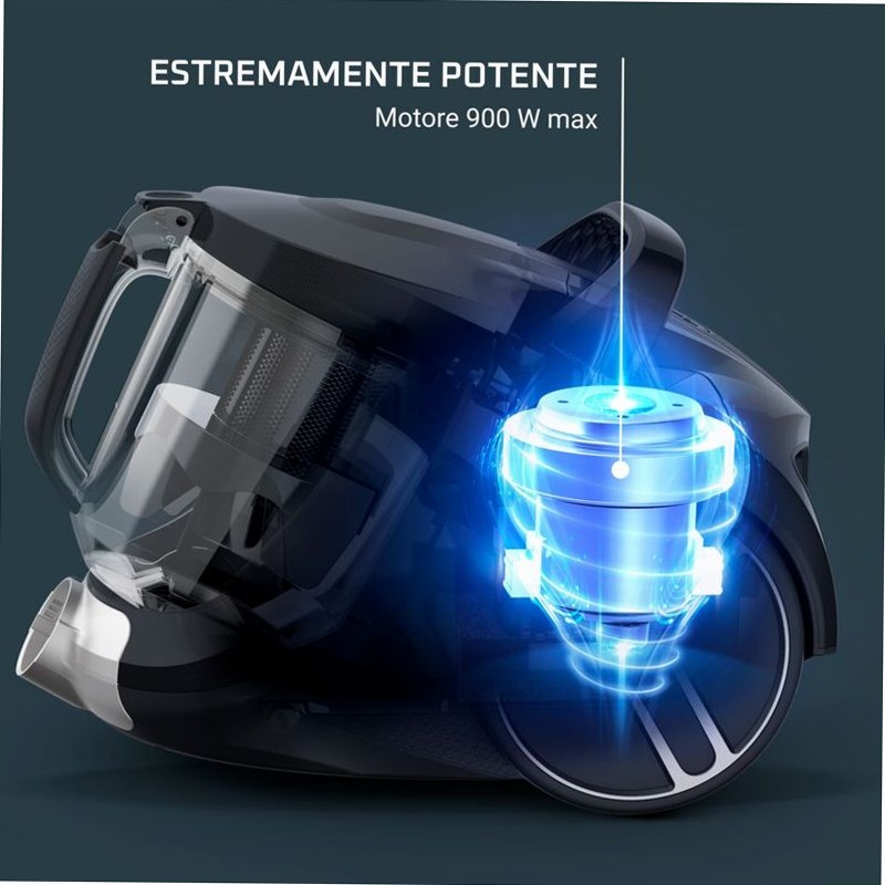 Compact Power XXL, Aspirapolvere A Traino Senza Sacco