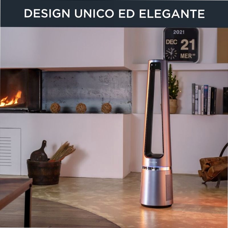 Eclipse 2in1: Purificatore e Ventilatore Senza Lame