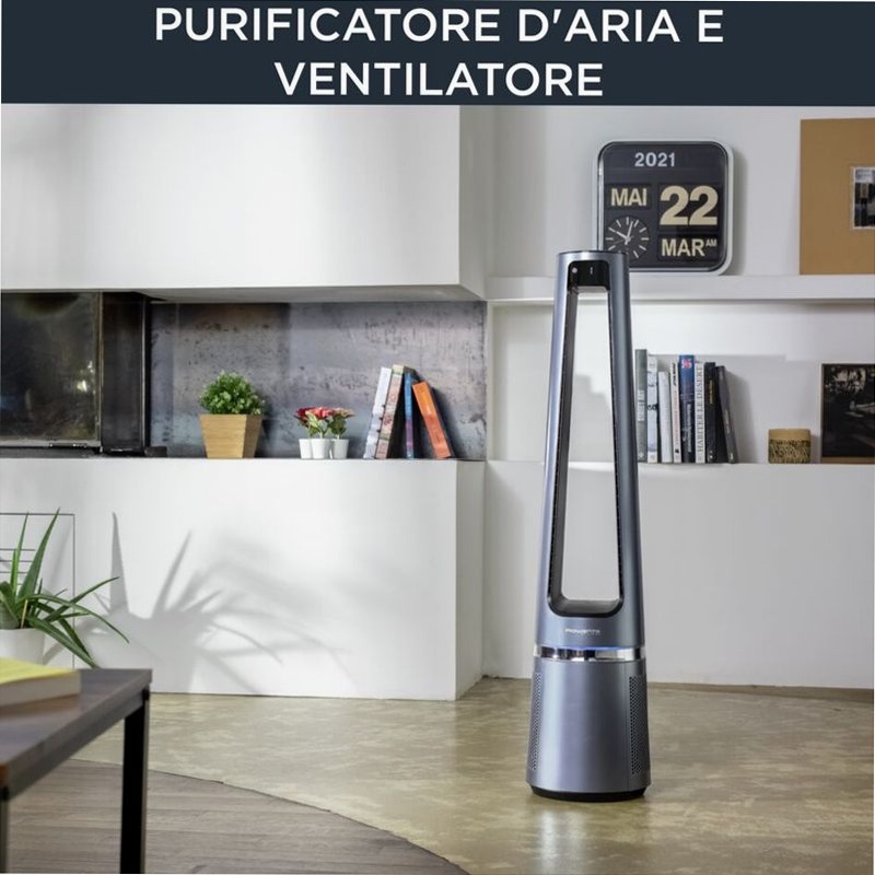 Eclipse 2in1: Purificatore e Ventilatore Senza Lame
