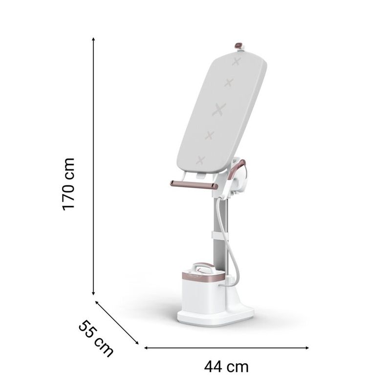 IXEO Vision, All-in-One Steaming & Ironing, Multi-Position Board