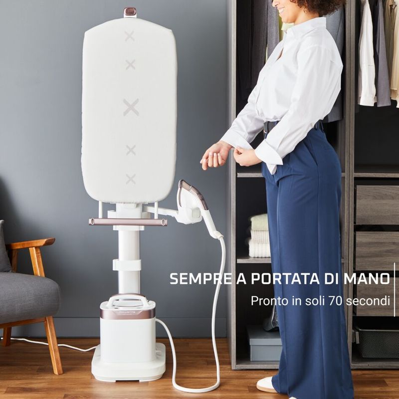 IXEO Vision, All-in-One Steaming & Ironing, Multi-Position Board