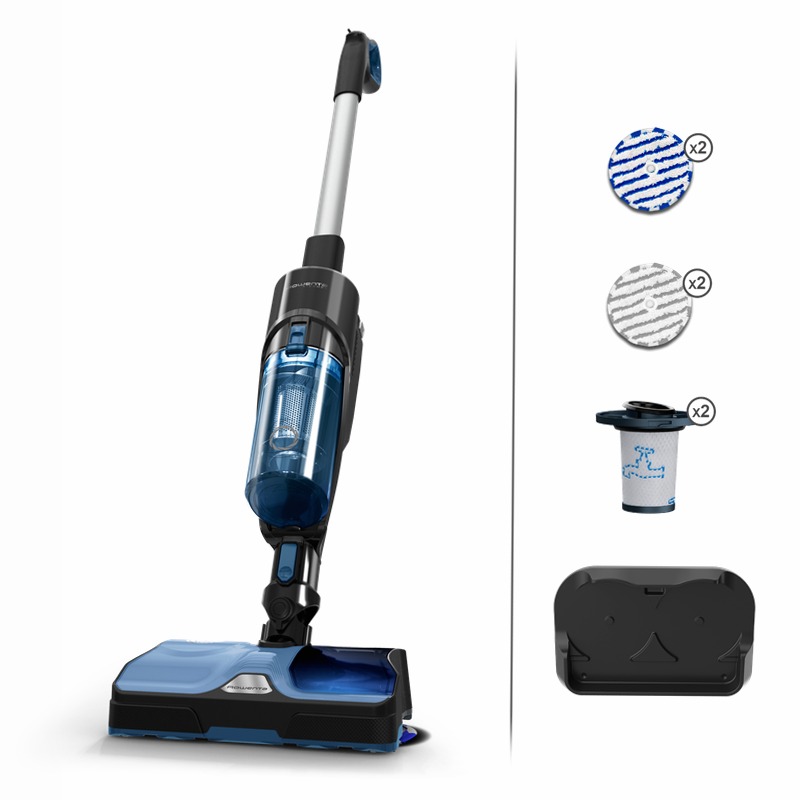 X-Combo Aspirapolvere Senza Filo, Lavapavimenti Beige