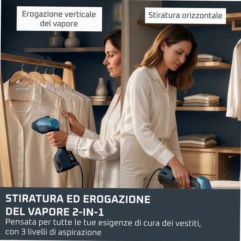 AeroSteam Elite 920, Stiratore Verticale a Vapore, Risultati Come Un Ferro da Stiro