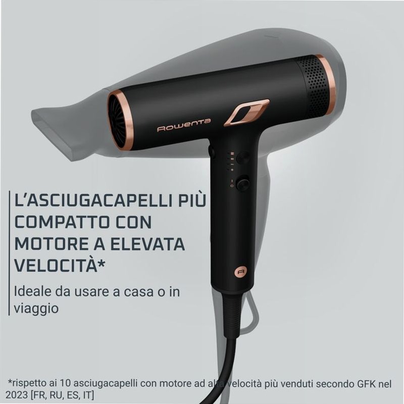 Pack Esclusivo Online - Ultimate Experience Nano, Asciugacapelli + Ultimate Experience Thermocare, Piastra per capelli | Rowenta