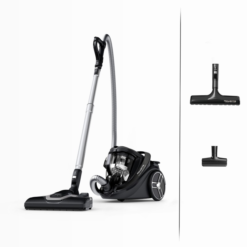 Silence Force Cyclonic Effitech Parquet - Aspirapolvere a Traino Senza Sacco 500W