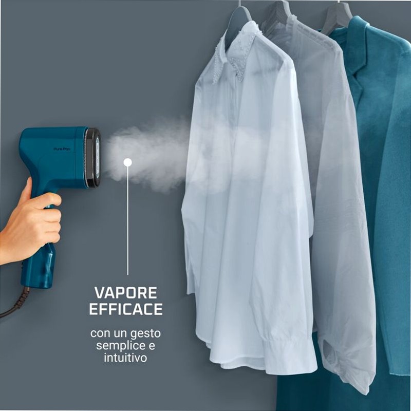 Stiratore Verticale Portatile Pure Pop - Blue Blu 1100w